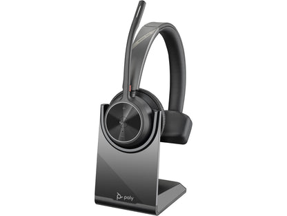 Poly Voyager 4310 Microsoft Teams Certified USB-C Headset with charge stand