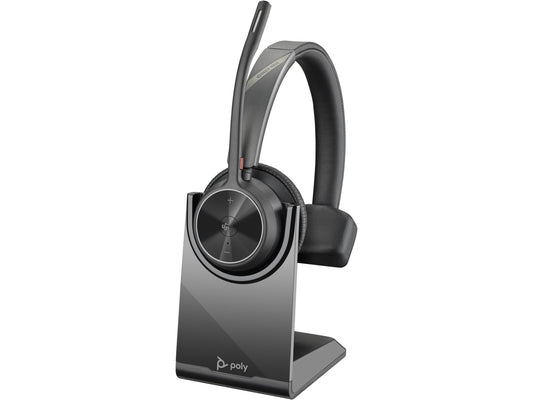 Poly Voyager 4310 Microsoft Teams Certified USB-C Headset with charge stand