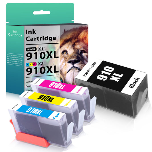 4x 910XL Ink Combo Replacement for HP 910-XL OfficeJet Pro 8015 8022 8025 8035