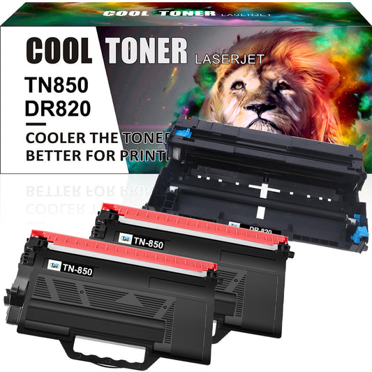 TN850 Toner + DR820 Drum HY Combo for Brother MFC-L5850DW L5800DW L5900DW