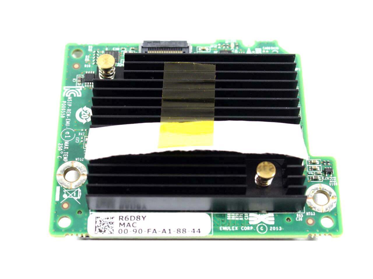 New Dell EMULEX OneConnect OCM14102-N6-D 10GB PCI-E 3.0 bNDC NIC Adapter R6D8Y