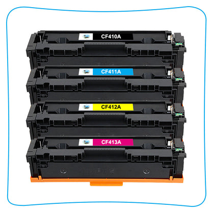 10 Toner Compatible with HP 410A CF410A Color LaserJet Pro M452dw M452dn M477fnw