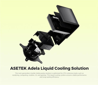 TRYX SE 360 ARGB 360mm AIO 3D Cooler Asetek Adela (Black) L-P360L-AM3M-G0K