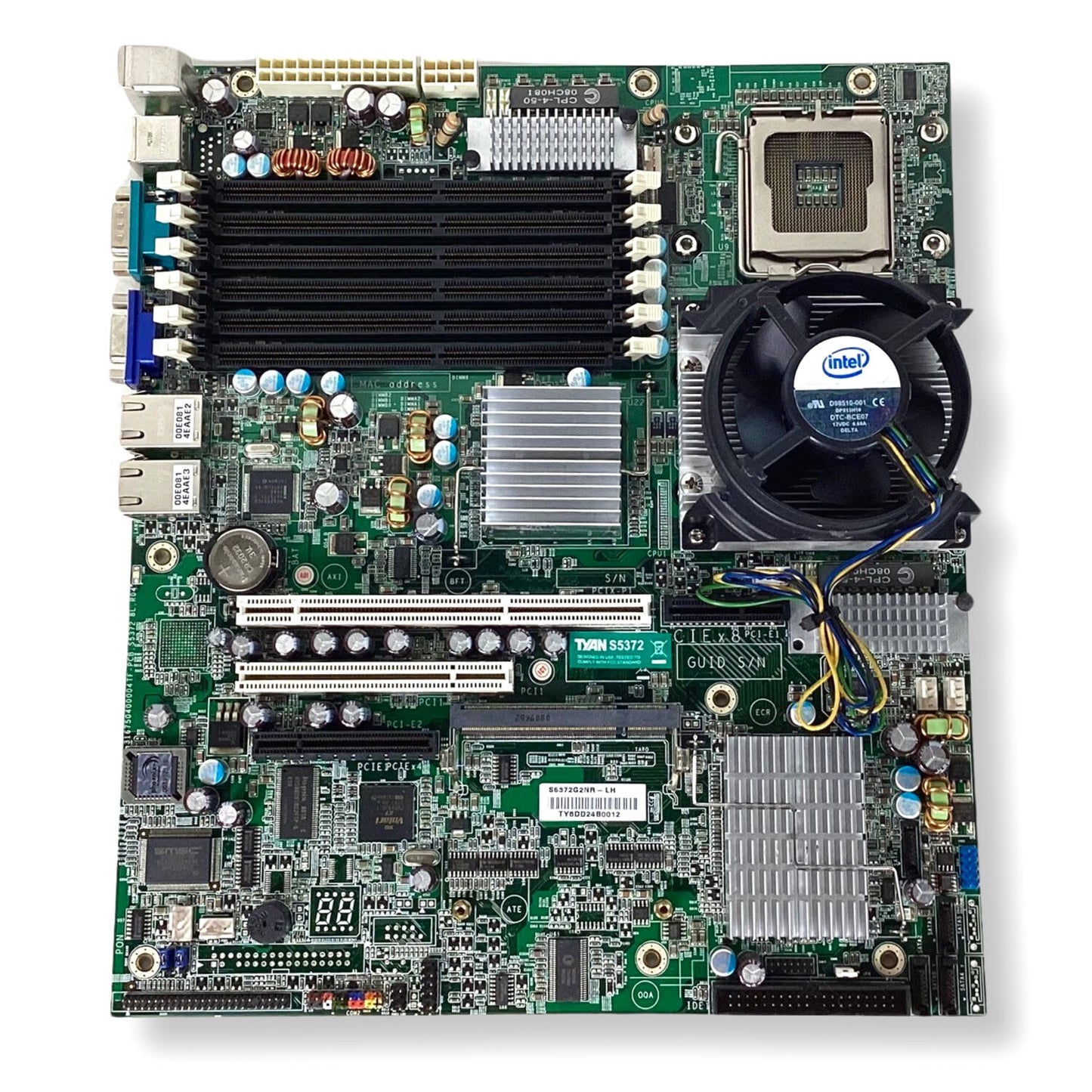 Tyan Tempest i5000VS Dual Xeon LGA771 Server Motherboard With One Fan