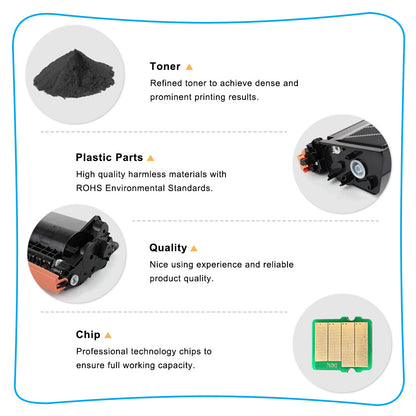 10PK Toner Compatible with Brother TN880 MFC-L6700DW HL L6250DW L6400DW L6200DW