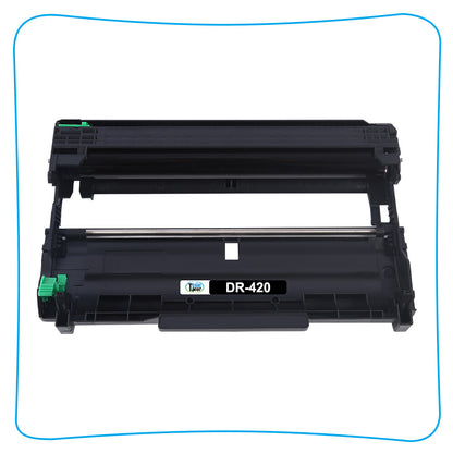 4PK TN450 Toner + 1PK DR420 drum For Brother DCP-7065DN MFC-7360N 7460DN 7860DW