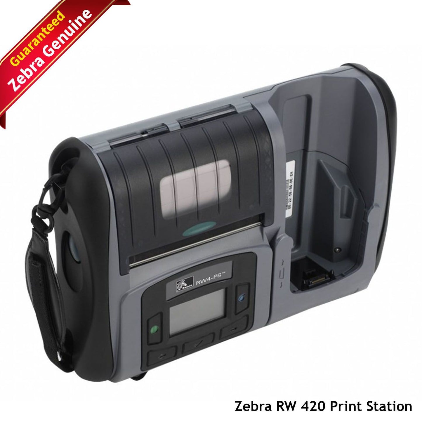 Genuine Zebra RW4-PS RW420 Portable Print Station Bluetooth R4P-6UBA0000-00