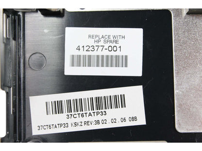 HP Pavilion DV1000 Touhpad Palmrest With Hinge Cover 37CT6TATP33 412377-001