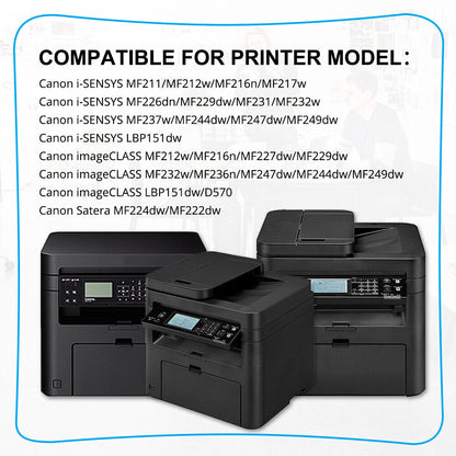 4 PK CRG 137 For Canon 137 Toner Cartridge ImageClass MF232w MF236n D570 MF244dw