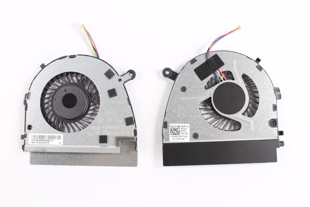 Lot of 5 Right Cooling Fan Assembly for Dell Vostro 5460 HGT7X DFS501105PR0T