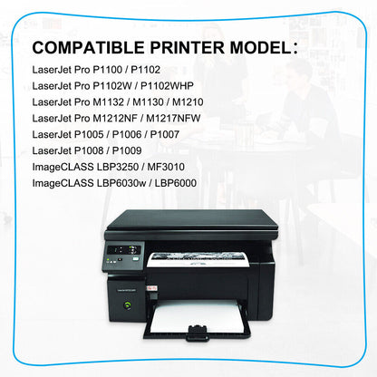 4PK CE285A For HP 85A Laserjet Toner Cartridge P1102w P1102 M1212nf MFP Printer