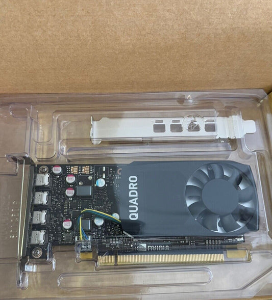 NVIDIA QUADRO P620 2GB GDDR5 PCIE Graphics Card 4x Mini DisplayPort