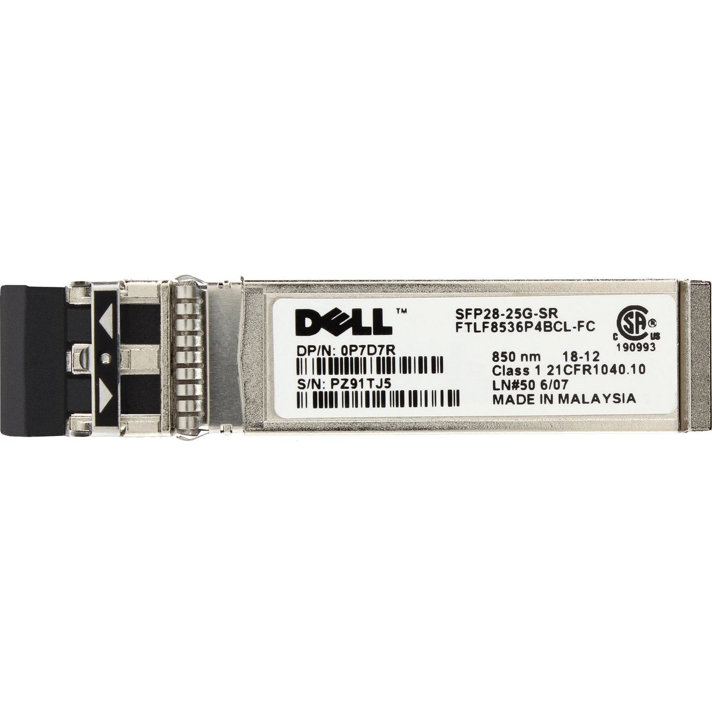 407-BBXU - Dell Networking- Transceiver- 25GbE SFP28 SR-MMF Duplex- LC (New)