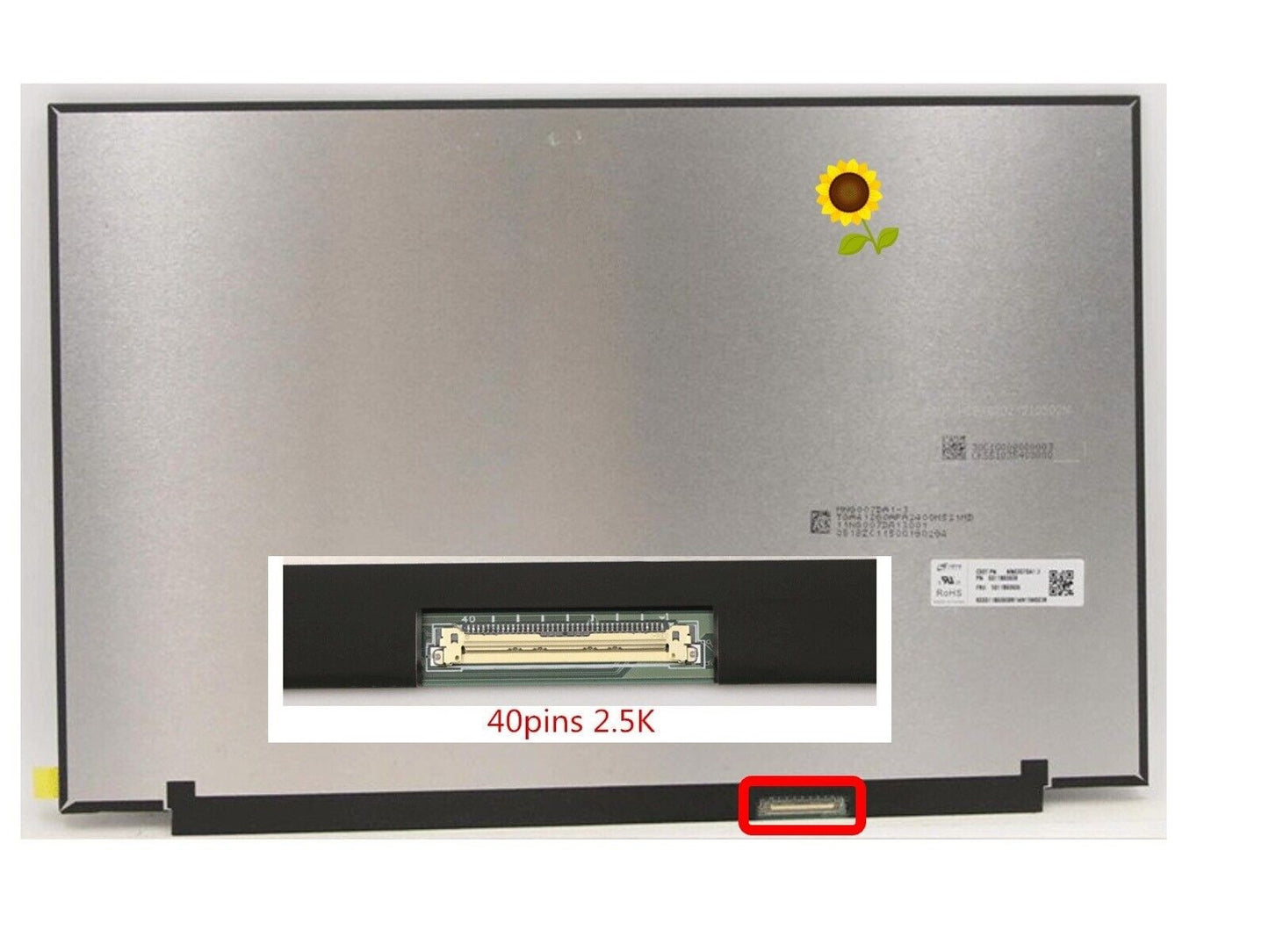 NE160QDM-NZ4 f Dell DP/N 07CGF2 7CGF2 16" LCD SCREEN 2560x1600 240hz Display New