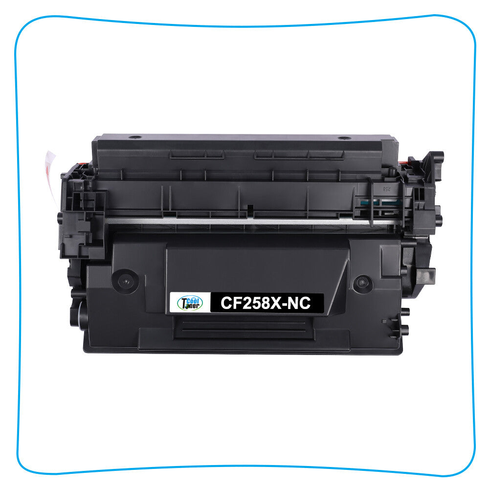 2PK CF258X Toner Compatible with HP 58X LaserJet Pro M404 M404dw M428fdw No Chip
