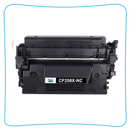 2PK CF258X Toner Compatible with HP 58X LaserJet Pro M404 M404dw M428fdw No Chip