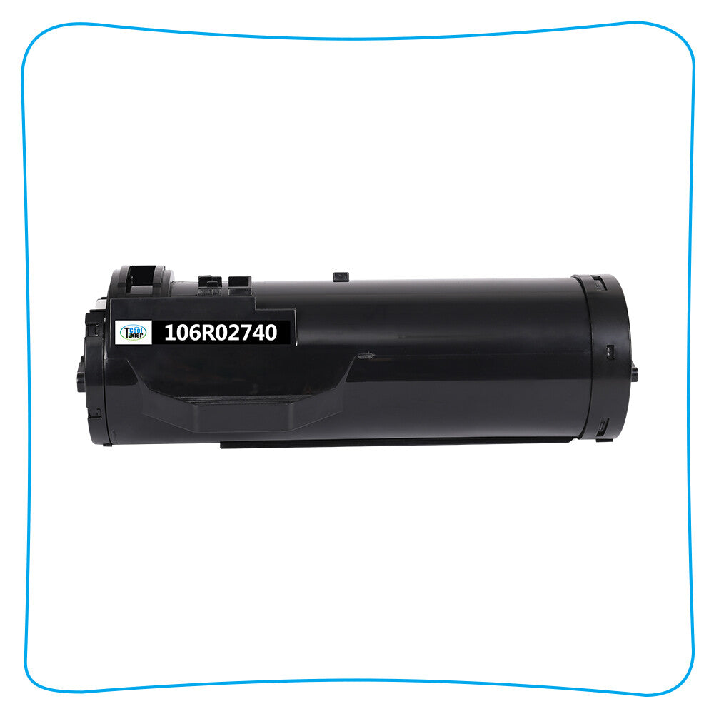 2 Pack High Yield Black 106R02740 Toner Compatible With Xerox WorkCentre 3655