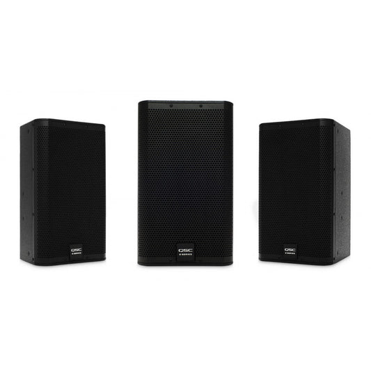 QSC E110-BK-TD Compact 10" Two-Way Passive Loudspeaker ? Black