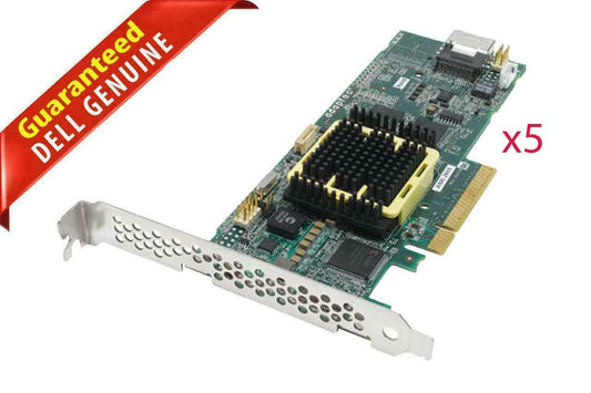 Lot of 5 Adaptec ASR-2405 SAS SATA 4 port 3 GB /s 8x PCIE 2405 128 RAID Adapter (NOT FOR HOME PC)