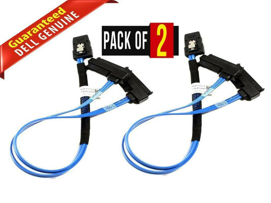 Lot x 2Genuine Dell PowerEdge R2200 SAS HD PERC8 P3 Cable Blue 0PGKX4 PGKX4 (NOT FOR HOME PC)