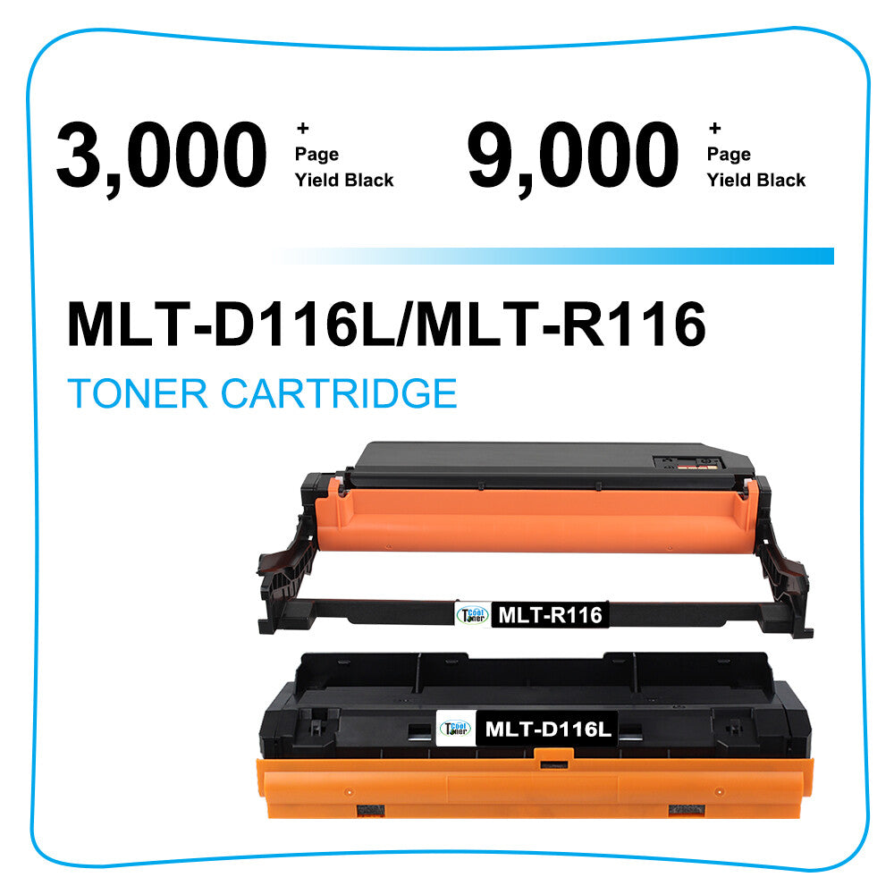 2 Pack MLT-R116 MLT R116 Drum Unit Compatible with Samsung SL-M2625 2625D 2825WN