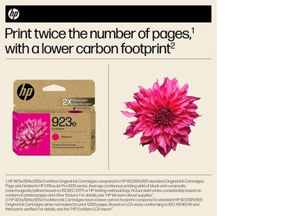 HP 923e EvoMore Magenta Original Ink Cartridge, 800 pages, 4K0T5LN