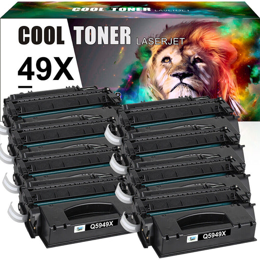 8pk Q5949X 49X Toner Compatible With HP LaserJet 1320tn 1320nw 3392 1320 LBP3300