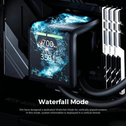 TRYX SE 360 ARGB 360mm AIO 3D Cooler Asetek Adela (Black) L-P360L-AM3M-G0K