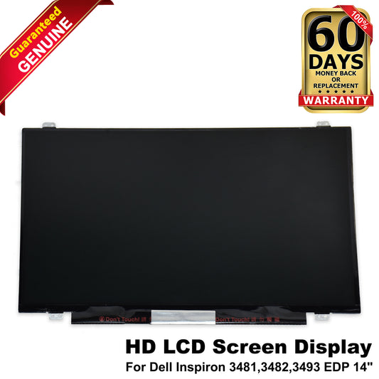 Dell Inspiron 3481 3482 3493 14" WXGAHD Widescreen LCD Screen DKTDK B140XTN02.E