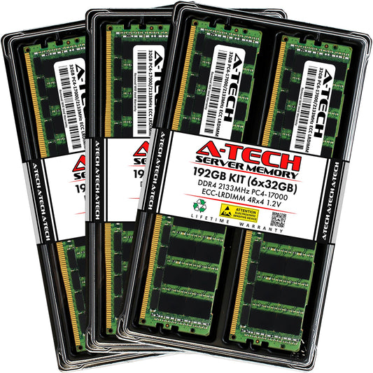 192GB 6x 32GB PC4-2133 LRDIMM Lenovo ThinkServer RD550 (E5-2600 v3) Memory RAM