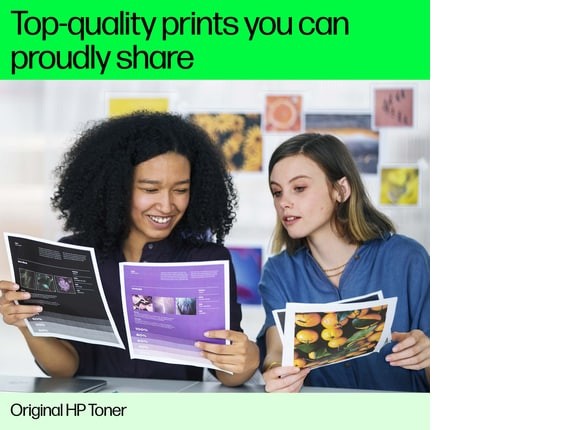 HP 206A Black Original LaserJet Toner Cartridge, ~1,350 pages, W2110A
