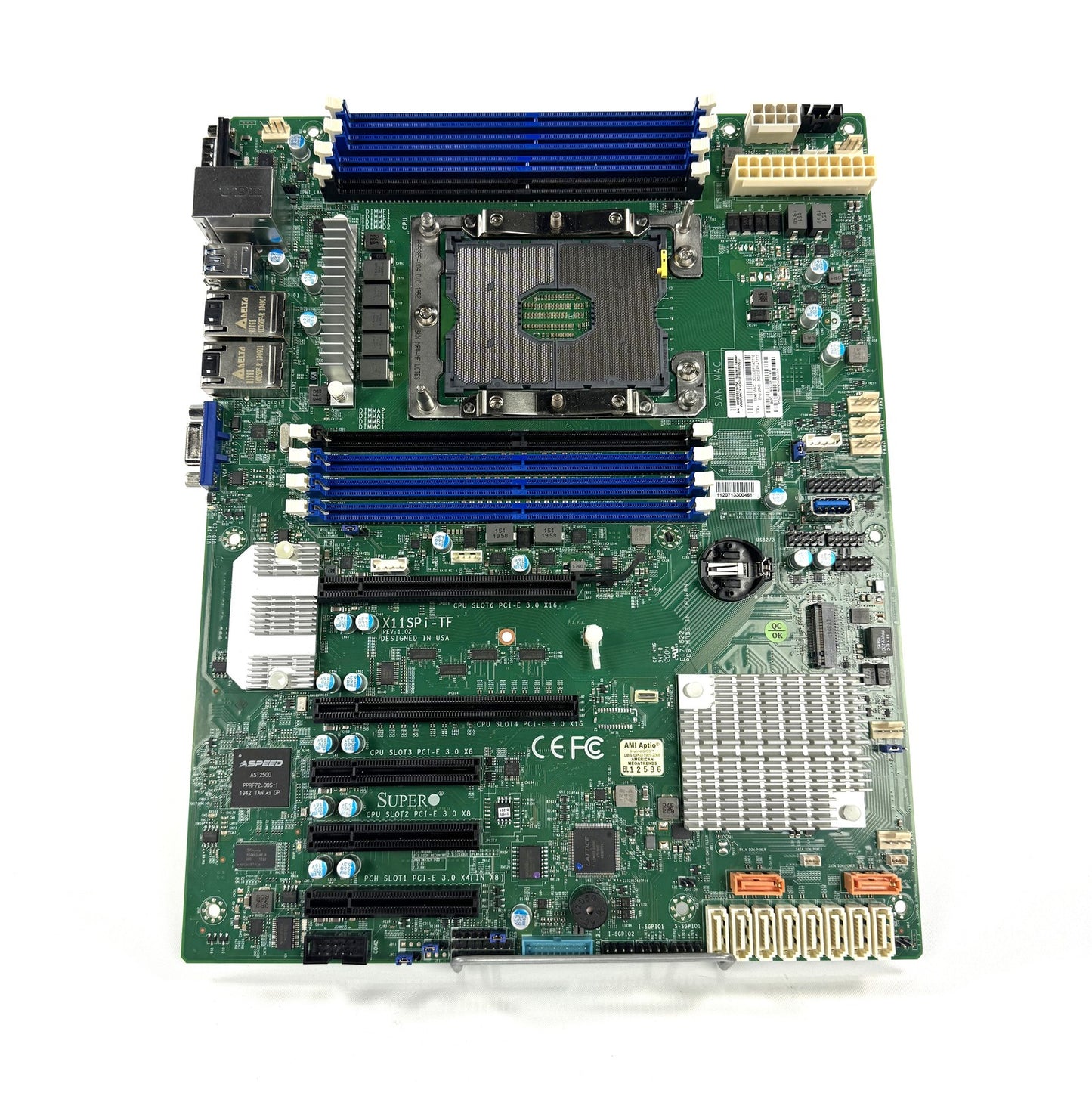 Supermicro X11SPi-TF ATX Intel C622 LGA-3647 Socket P DDR4 Sever Motherboard IO