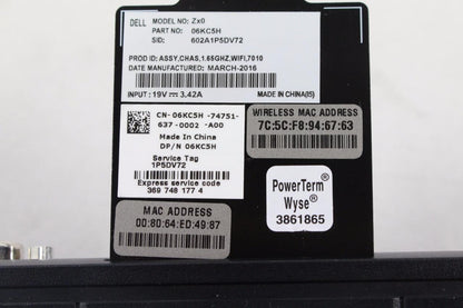 Genuine Dell Wyse Zx0 Z90D7 Thin Client DualCore 1.67GHz 6KC5H+DEVICE ONLY