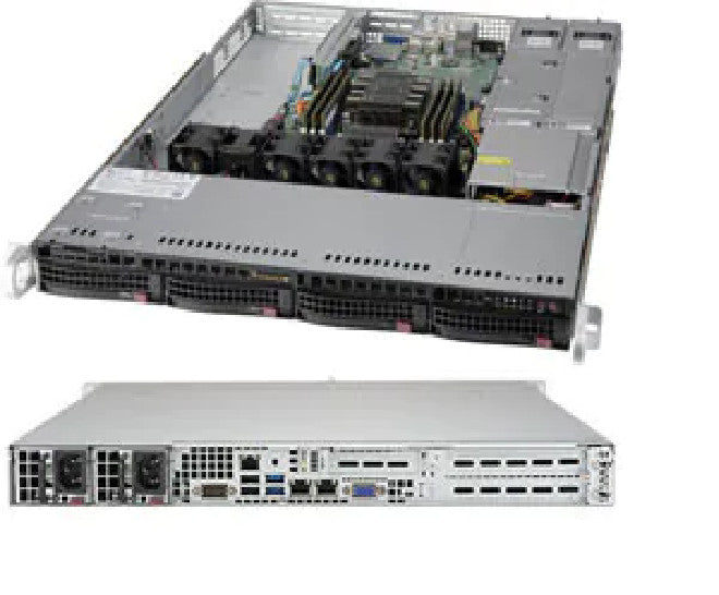 SuperMicro CSE-815TQC-R504WB2 WIO Chassis w/ Redundant 500W PWS (new 24 pin PDB)