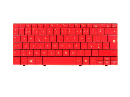 HP Mini 1000 1120NR 1125NR 84 Keys QWERTY Red Laptop Keyboard 508800-131