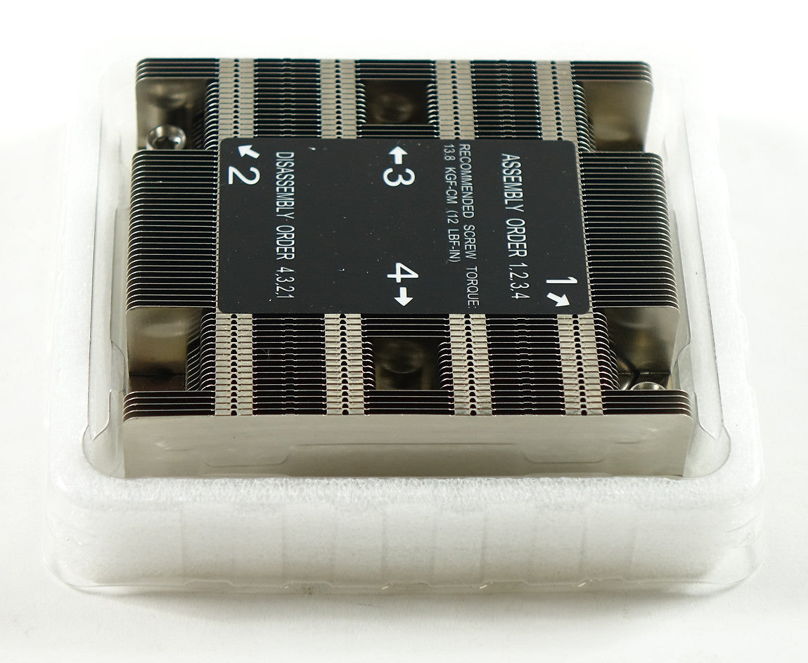 Supermicro SNK-P0067PSWB 1U Passive CPU HS, 96-mm wide, X11 Purley, Nar. Retenti