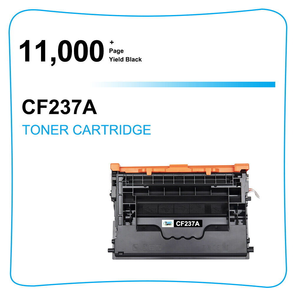 2x Toner Compatible with HP 37A CF237A LaserJet Enterprise M607dn M607n M608dn