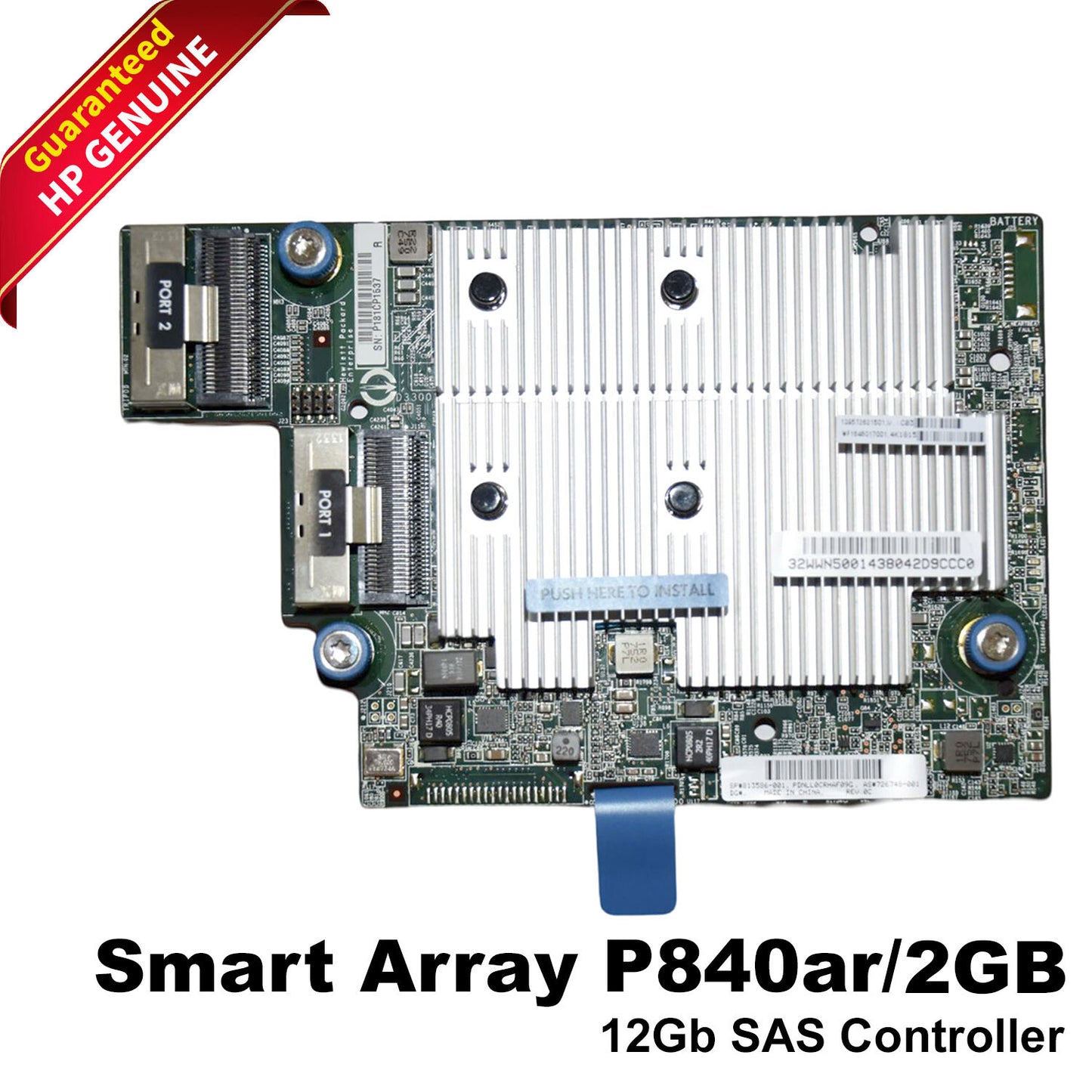 HP Smart Array P840AR PCIe 3.0 x8 2GB FBWC RAID Controller Card 813586-001