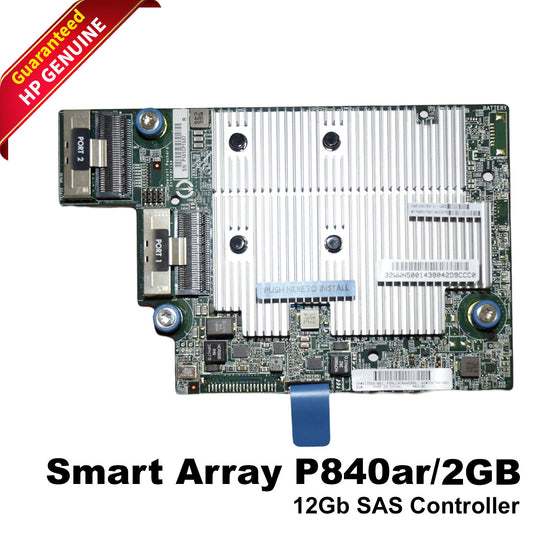 HP Smart Array P840AR PCIe 3.0 x8 2GB FBWC RAID Controller Card 813586-001