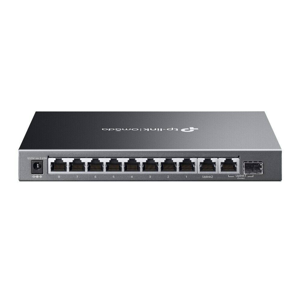 TP-Link ES210GMP | Omada 10-Port Gigabit Easy Managed Switch | 8* PoE+ Ports