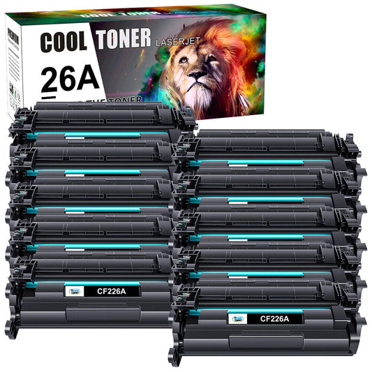 10 CF226A 26A Black Toner for HP Laserjet Pro M402n M402 MFP M426fdw M426 M402dw