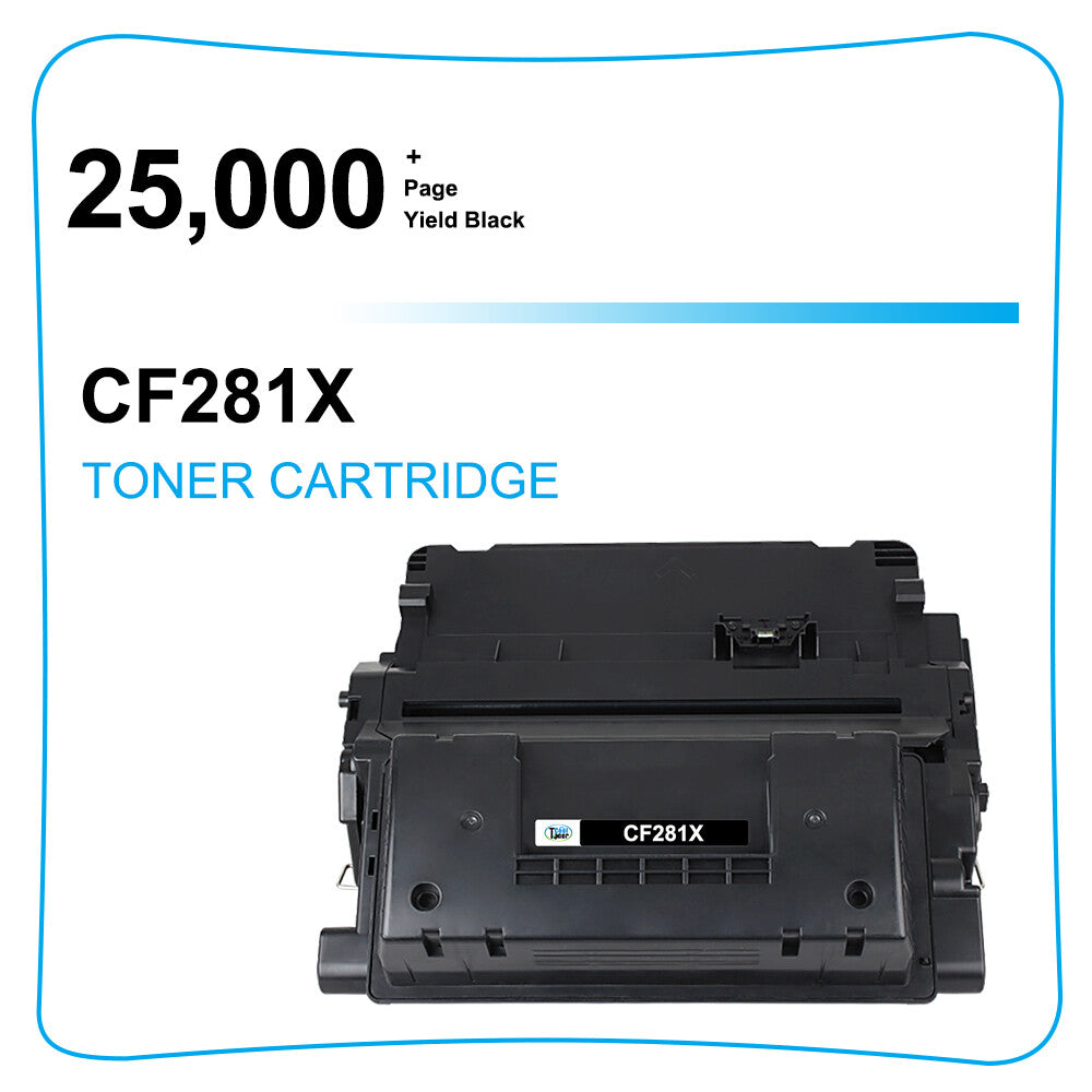 8PK CF281X 81X Toner Compatible For HP LaserJet Enterprise Flow MFP M630dn M630z