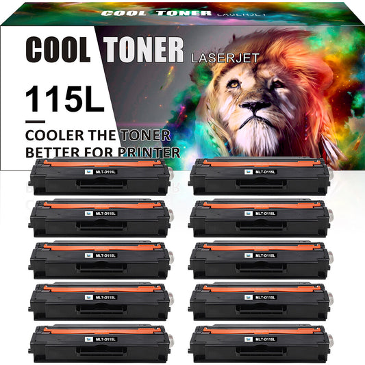 10 Pack MLT-D115L Toner Cartridge for Samsung Xpress SL-M2880FW M2830DW M2870FW