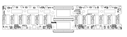 SuperMicro BPN-SAS-939H CSE939 MicroCloud (12 node) hotswap backplane (NOT FOR HOME PC)