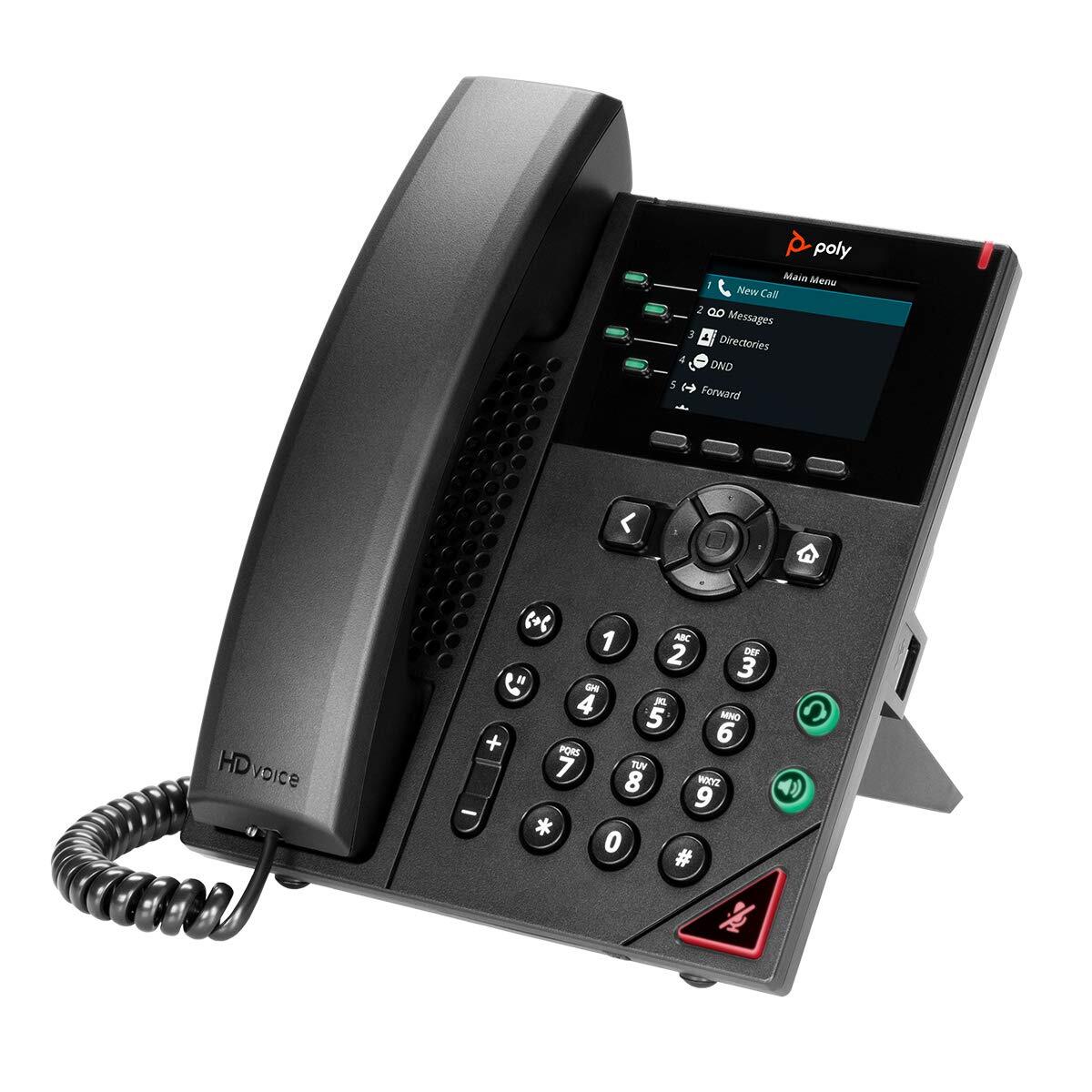 HP 89B62AA#AC3 Phone HP|89B62AA#AC3 VVX 250 4-line Desktop Phone PoE R Network R