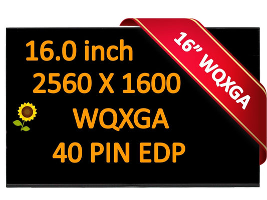 MNG007DA2-3 16.0 inch 240HZ 2560X1600 EDP 40 Pin FRU 5D11K52907 Display LCD
