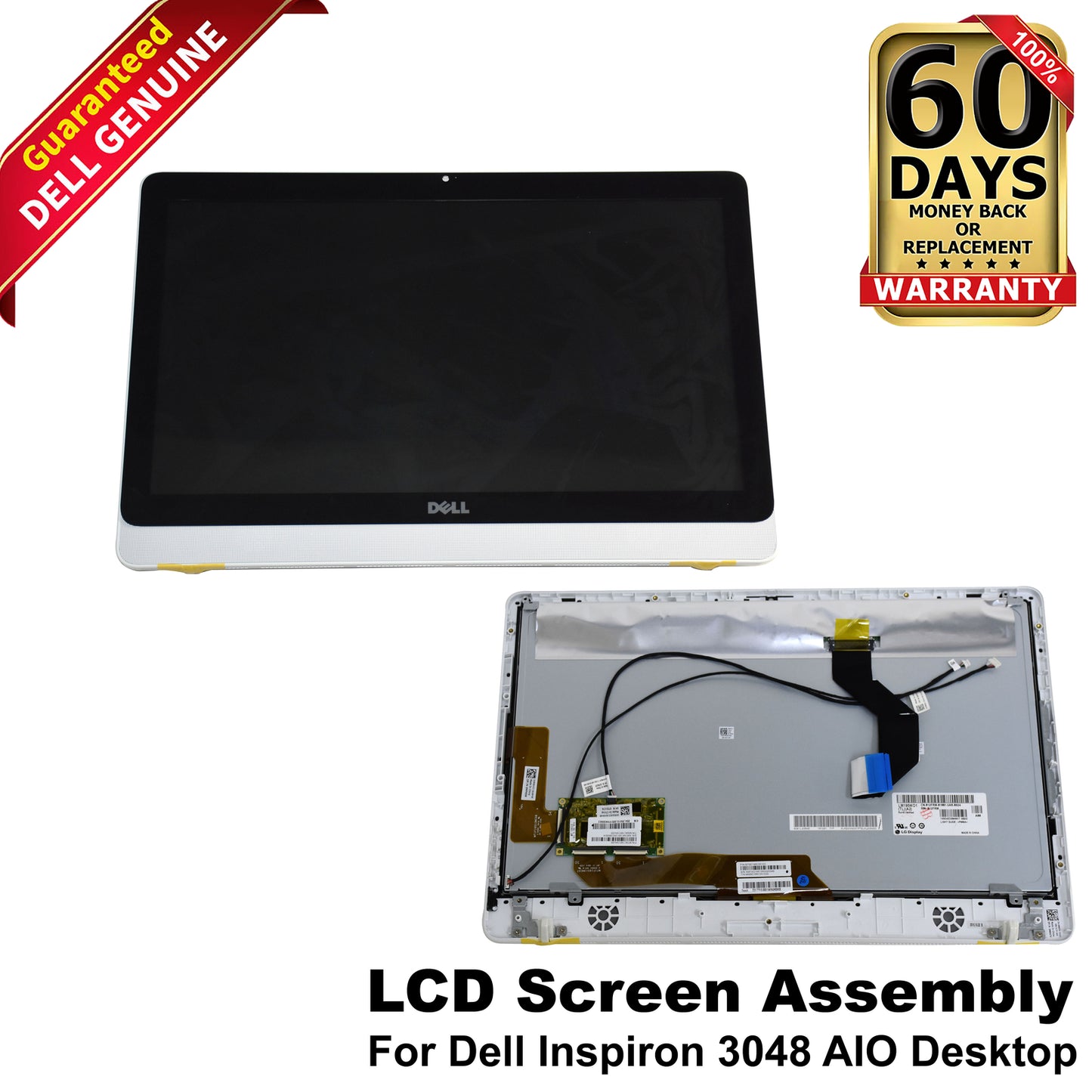 Dell Inspiron 3265 All-In-One 19.5" LCD Screen Glossy LM195WD1 MKH7V FXPDM