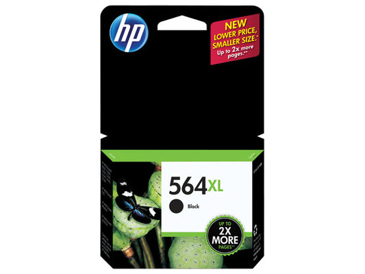 HP 564XL High Yield Black Original Ink Cartridge, ~550 pages, CN684WN#140