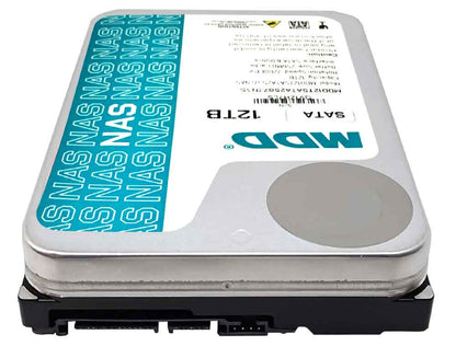 MDD 12TB 7200RPM 256MB Cache SATA 6.0Gb/s 3.5in Internal NAS Hard Drive - 3 YEAR