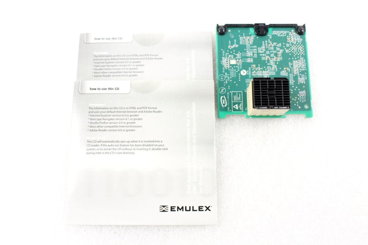 Dell Emulex LPE1105-M4 4GB Fibre Channel Mezzanine HBA Card NP671 0NP671